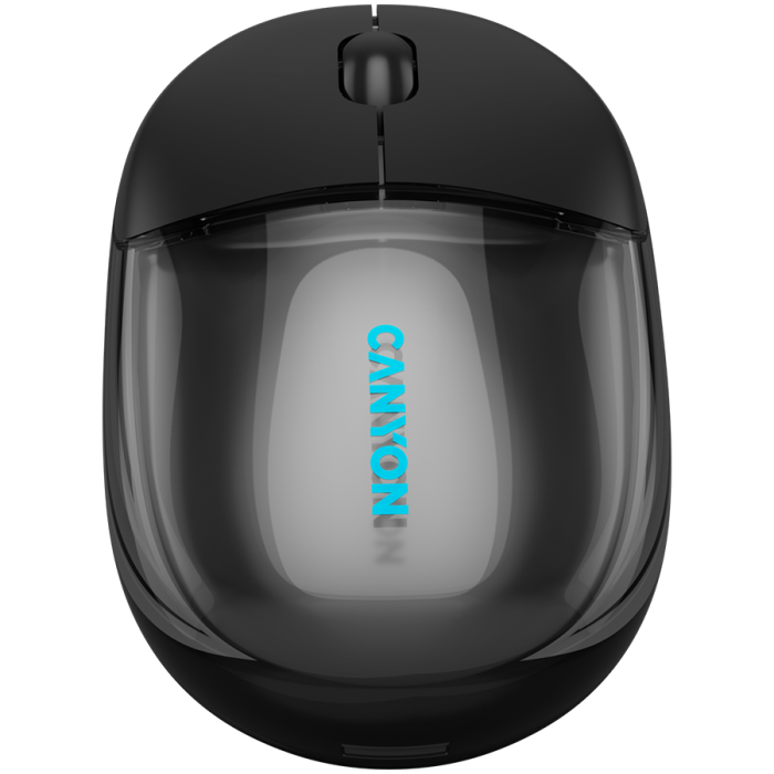 CANYON mouse OnClick 24 BT/ Wireless Transparent/Black [2]