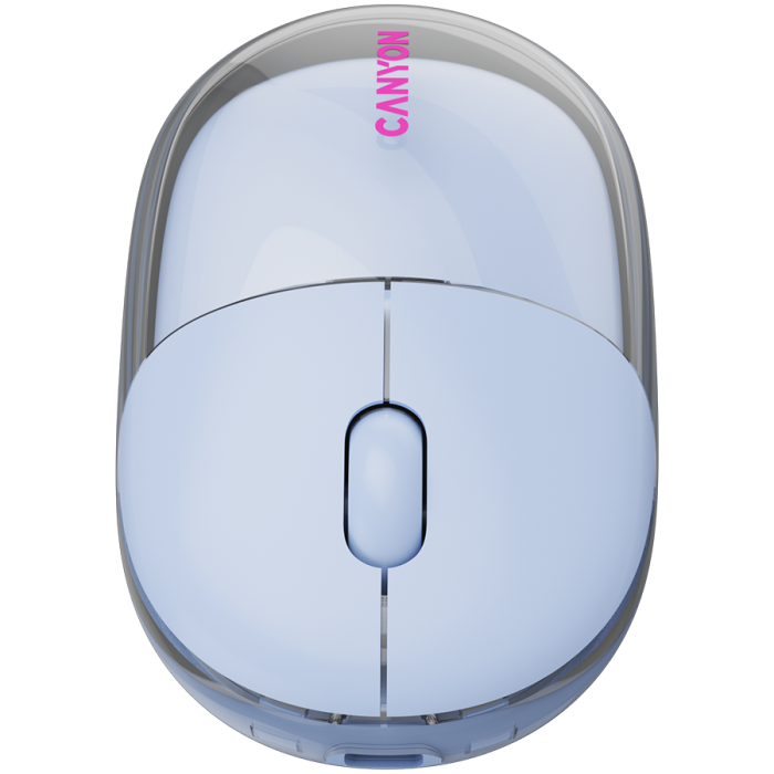 CANYON mouse OnClick 24 BT/ Wireless Transparent/Blue [9]