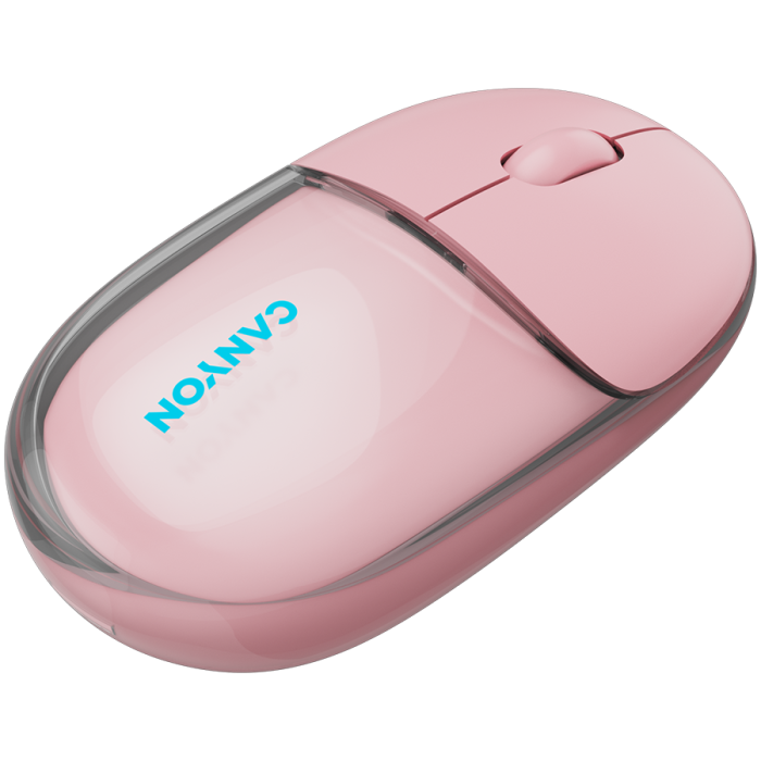 CANYON mouse OnClick 24 BT/ Wireless Transparent/Pink [7]