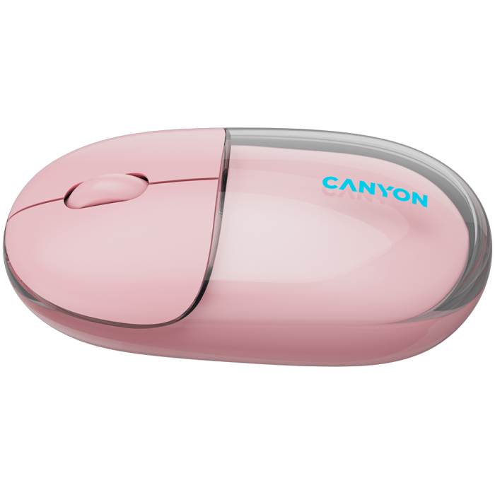 CANYON mouse OnClick 24 BT/ Wireless Transparent/Pink [4]