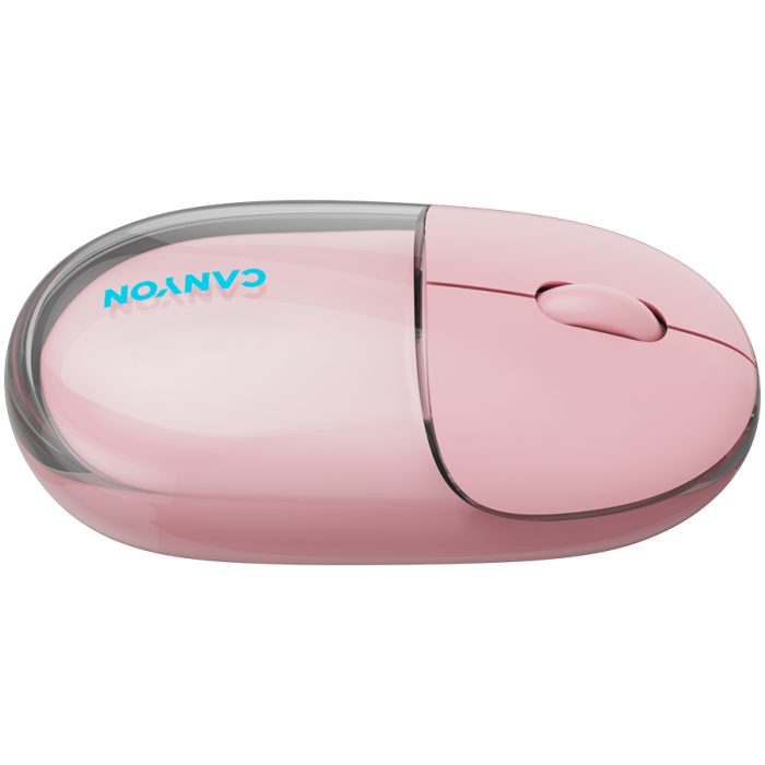 CANYON mouse OnClick 24 BT/ Wireless Transparent/Pink [6]