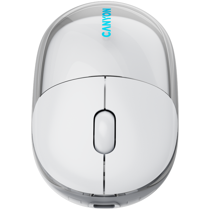 CANYON mouse OnClick 24 BT/ Wireless Transparent/White [9]