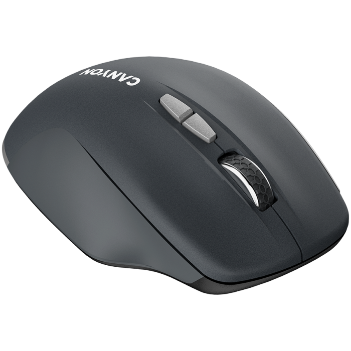 CANYON MW-21, 2.4 GHz Wireless mouse,with 7 buttons, DPI 800/1200/1600, Battery:AAA*2pcs,Dark gray72*117*41mm 0.075kg [5]
