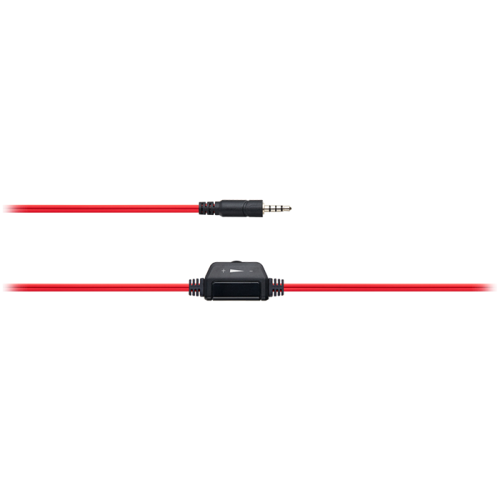 CANYON PC headset HSC-1 PC Mic Flat 2m Black Red [5]