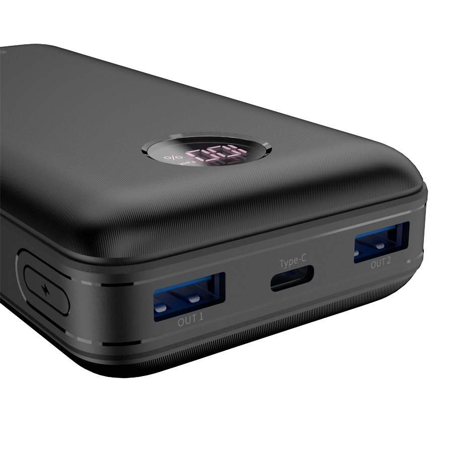 CANYON power bank PB-2002 LED 20000 mAh PD 20W QC 3.0 Black [3]