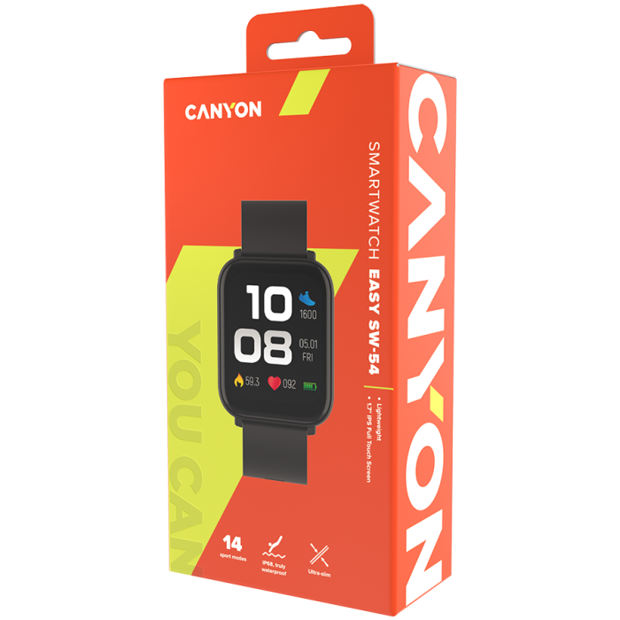 CANYON smart watch Easy SW-54 Black [4]