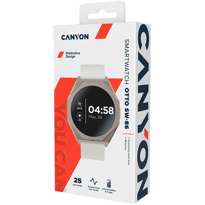 CANYON smart watch Otto SW-86 Silver [7]
