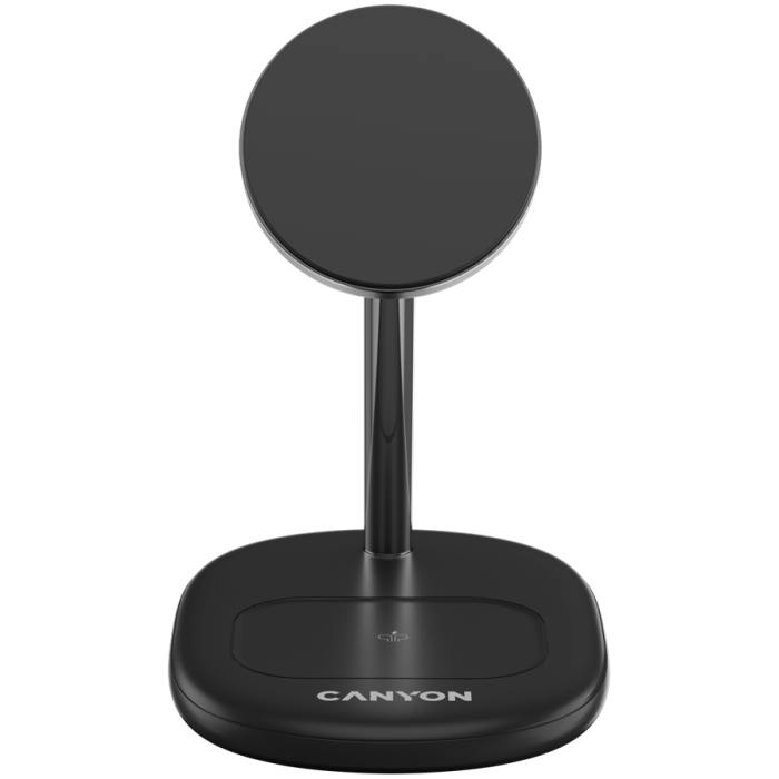 CANYON wireless charger WCS-205 15W Qi2 2in1 Black [2]