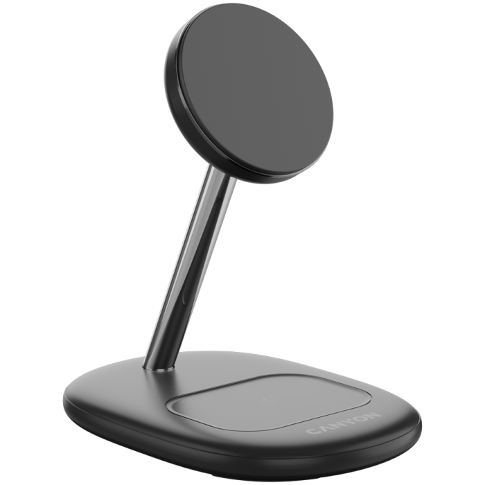 CANYON wireless charger WCS-205 15W Qi2 2in1 w/o adapter Black [3]