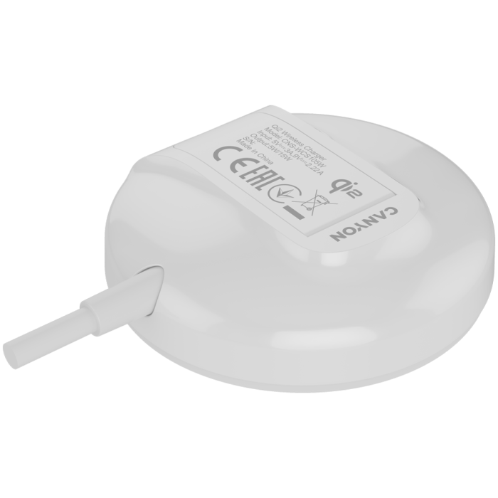 CANYON wireless charger WS-105 15W Qi2 White [6]