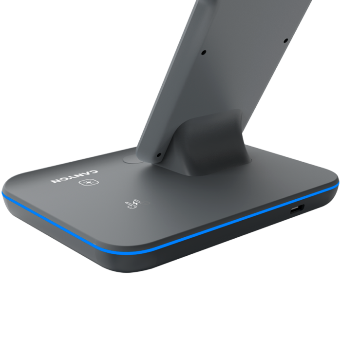 CANYON wireless charger WS-303 15W 3in1 Gray [6]