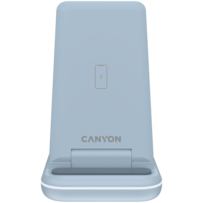 CANYON wireless charger WS-304 15W 3in1 Blue [3]