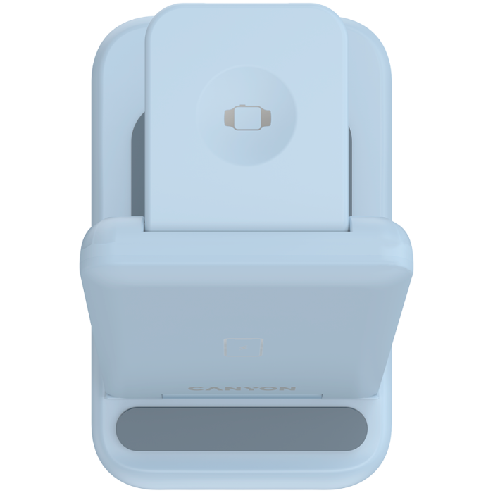 CANYON wireless charger WS-304 15W 3in1 Blue [7]