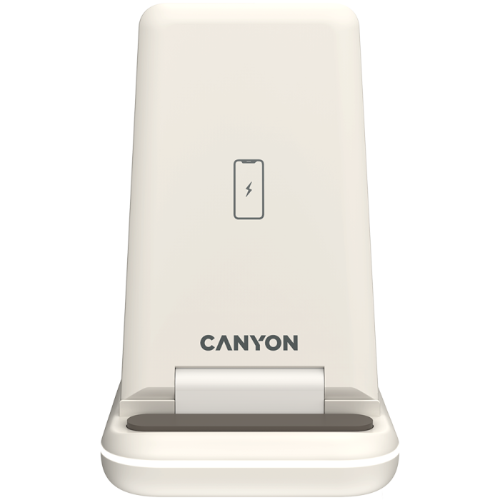 CANYON wireless charger WS-304 15W 3in1 Cosmic Latte [3]