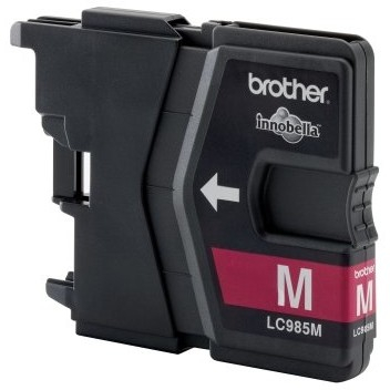 Cartus cerneala Brother LC985M, roz (magenta), original, 260 pagini, 4.8 ml [2]