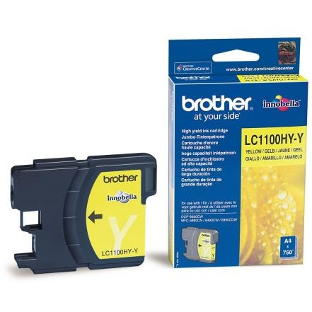 Cartus cerneala Brother LC1100HY-Y, galben (yellow), original, 750 pagini [1]