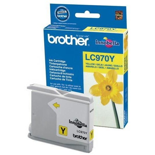 Cartus cerneala Brother LC970Y, galben (yellow), original, 300 pagini, 9 ml [1]