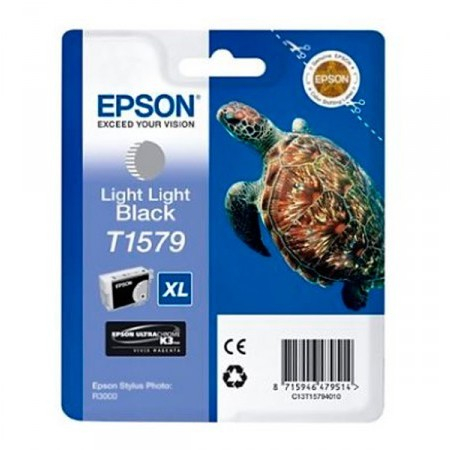 Cartus cerneala Epson T1579 foarte negru (Light Light Black), original, 260 pagini, 25.9 ml [1]