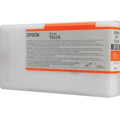 Cartus cerneala Epson T653A, portocaliu (orange), original, 200 ml [1]