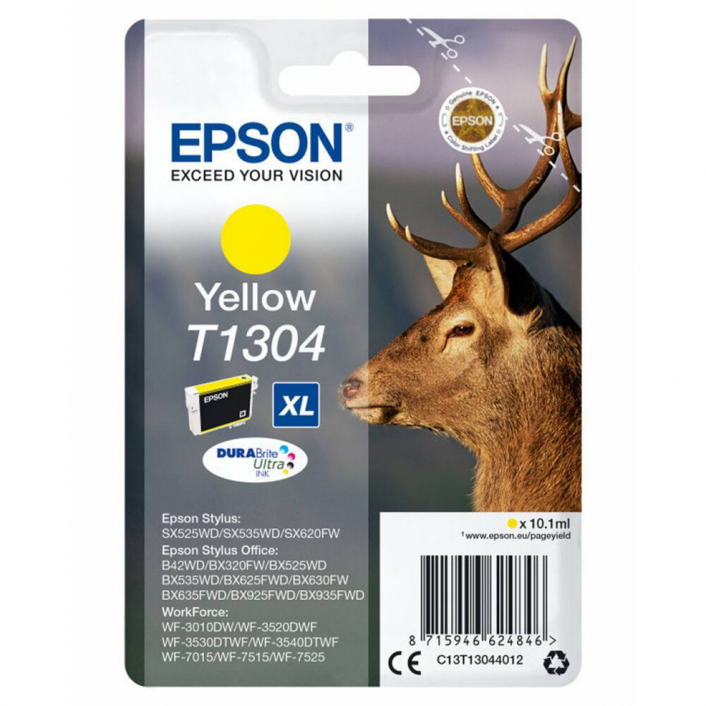 Cartus cerneala Epson T1304 (Yellow), original, 755 pagini, 10.1 ml [1]