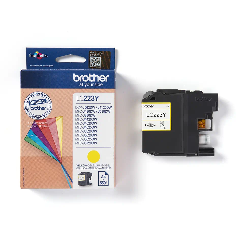 Cartus cerneala Brother LC-223Y, galben (yellow), original, 550 pagini, 10 ml [3]