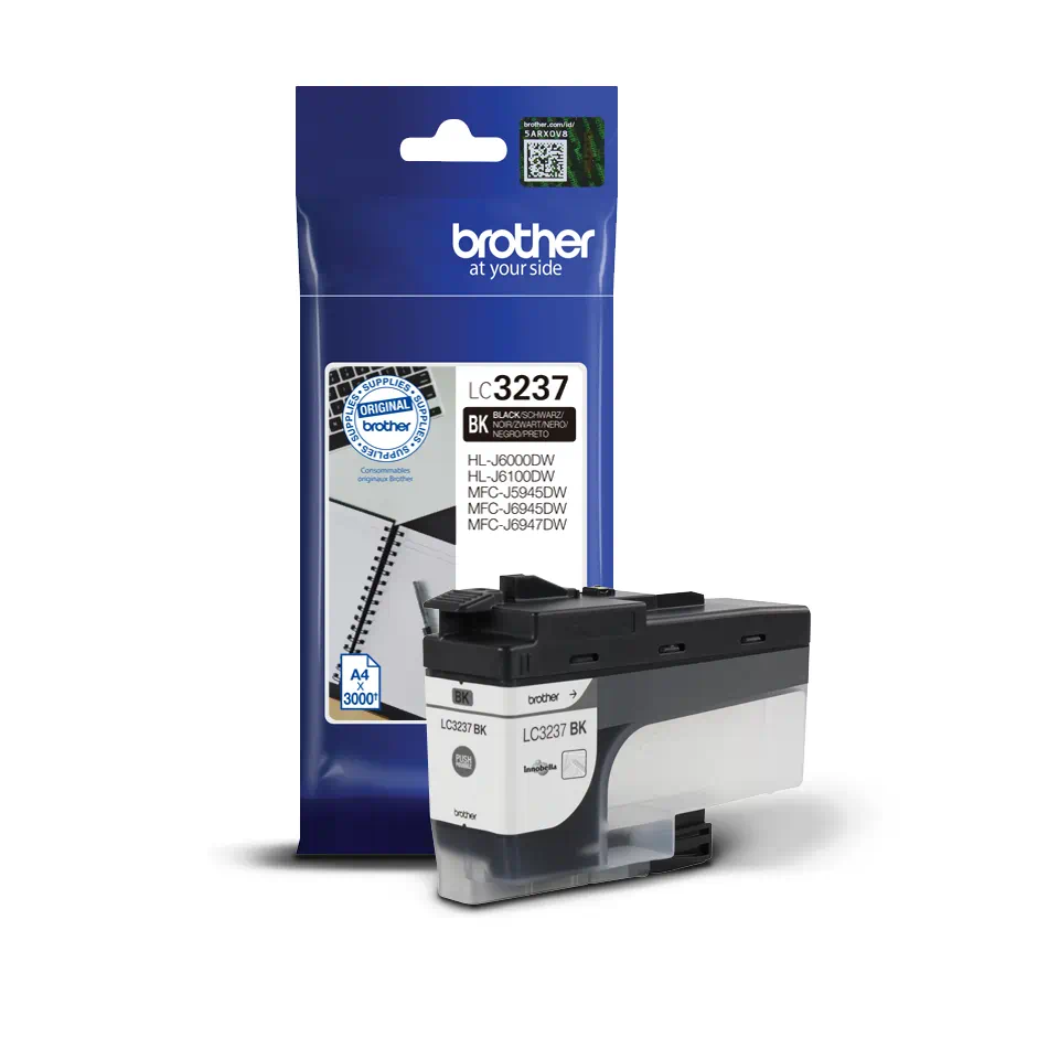 Cartus cerneala Brother LC3237BK, Negru (Black), original, 3000 pagini [2]