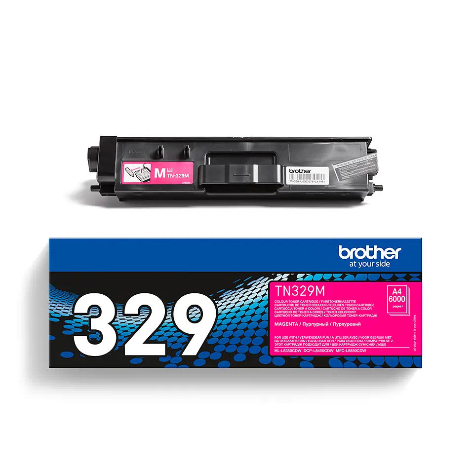 Toner Brother TN329M, roz (magenta), original, 6000 pagini [2]