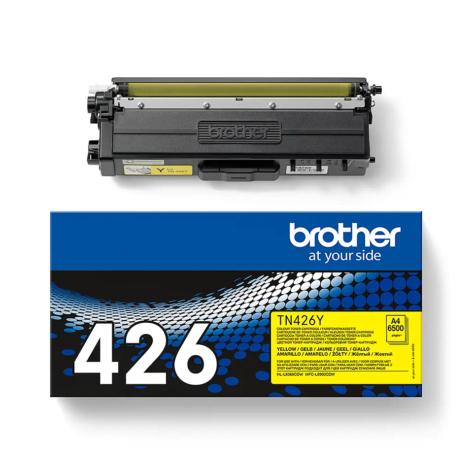 Toner Brother TN-426Y, galben (yellow), original, 6500 pagini [2]