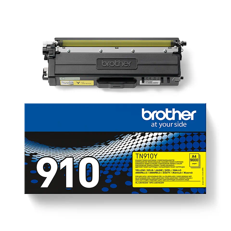 Toner Brother TN-910Y, galben (yellow), original, 9000 pagini [2]