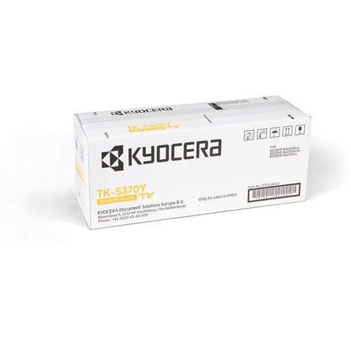 Cartus toner original Kyocera TK-5370Y Yellow / Galben, 5.000 pagini (Kyocera ECOSYS MA3500cifx / MA3500cix / PA3500cx) - KYOCERA [2]