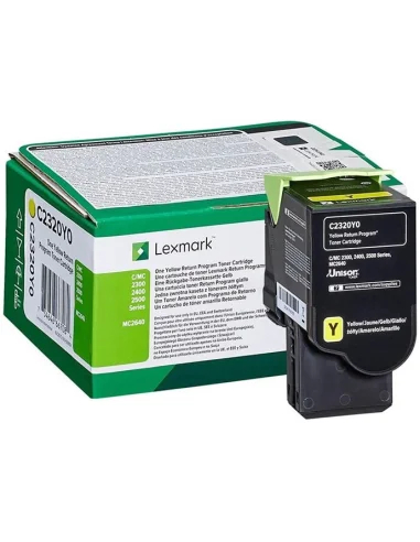 Cartus toner Lexmark C2320Y0 Yellow Return Programme [1]