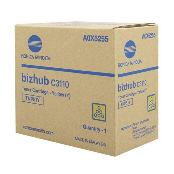 Toner Konica Minolta Bizhub C 3110 (TNP-51 Y), galben (yellow), original, 15000 pagini [1]