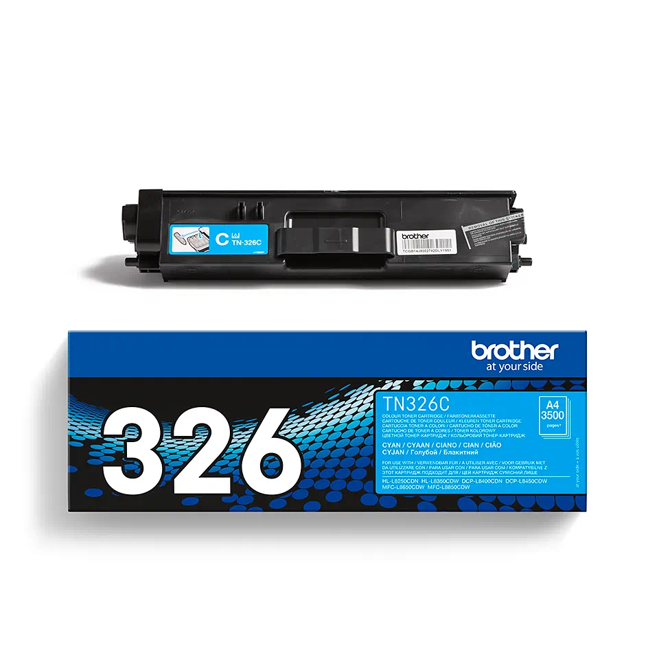 Toner Brother TN-326C, albastru (cyan), original, 3500 pagini [2]
