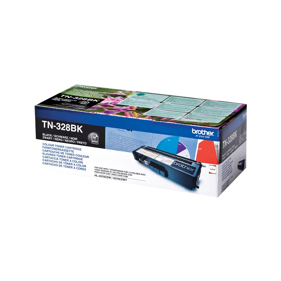 Toner Brother TN-328BK, negru (black), original, 6.000 pagini [2]