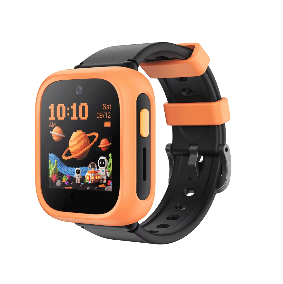 Ceas SmartWatch pentru copii TCL Kids Watch K5, 1.4", 4G, GPS, IP68, Camera 2MP, Dark Orange [2]