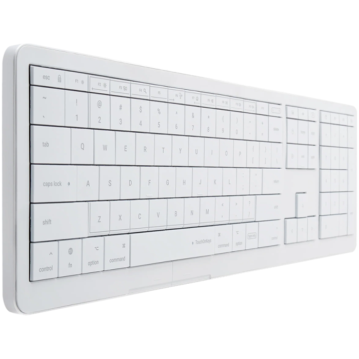 CLEVETURA CLVX 1 Touch-On-Keys AI Wireless Keyboard, ANSI US Mac layout, Scissor Switches, Aluminum Chassis, Interactive RGB, Mac/iPad/AppleTV/PC support [2]