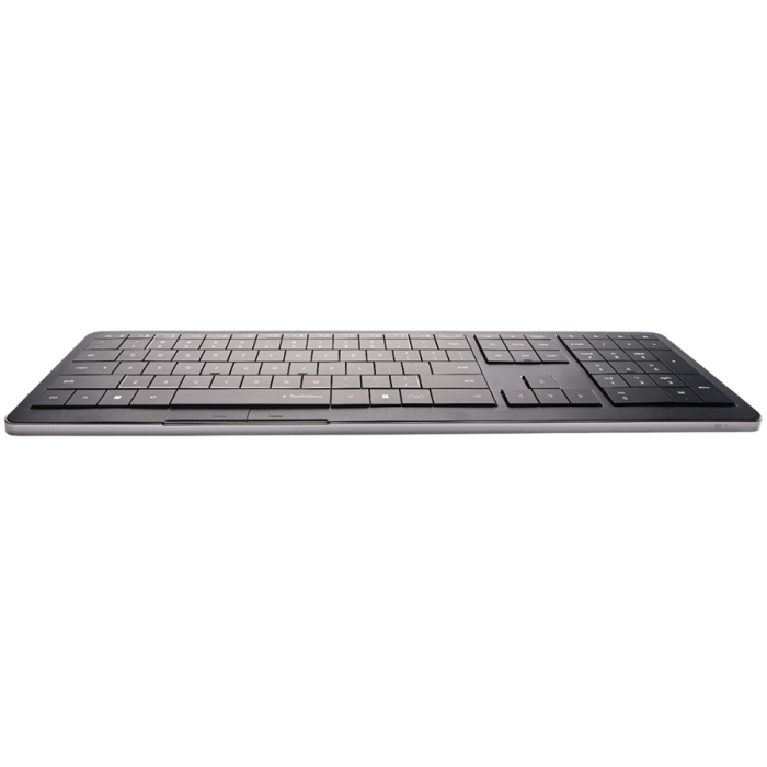 CLEVETURA CLVX 1 Touch-On-Keys AI Wireless Keyboard, ANSI US Windows Layout, Scissor Switches, Aluminum Chassis, Interactive RGB, Windows/Linux/MacOS support [2]