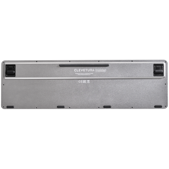 CLEVETURA CLVX 1 Touch-On-Keys AI Wireless Keyboard, ANSI US Windows Layout, Scissor Switches, Aluminum Chassis, Interactive RGB, Windows/Linux/MacOS support [5]