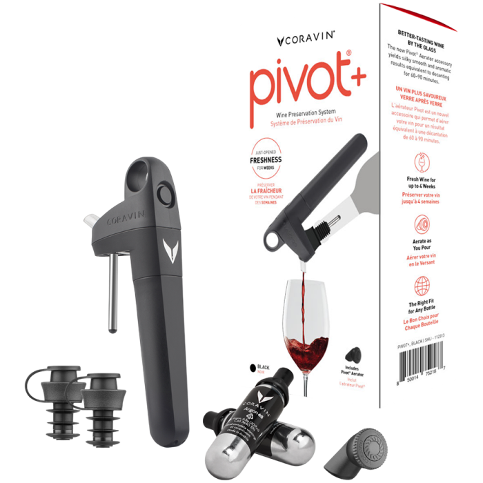 CORAVIN Pivot + Wine Preservation System - Black [9]