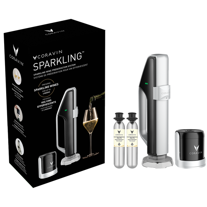 CORAVIN Sparkling Wine Preservation System - Black/Silver - new [11]