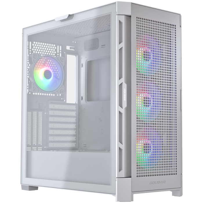 COUGAR AIRFACE PRO RGB PC Case, Mid Tower, White [2]