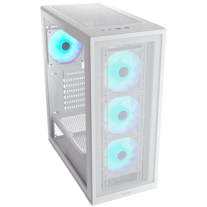 COUGAR MX220 RGB PC Case, Mid Tower, White [2]