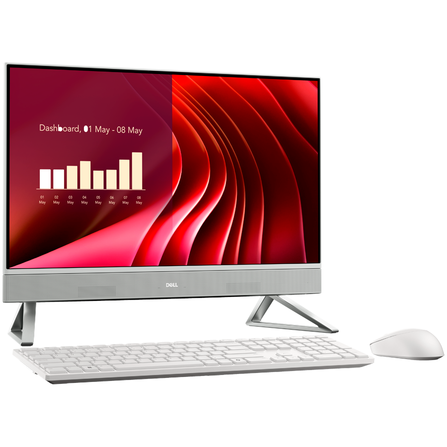 Dell 24 AIO,23.8" FHD(1920x1080)Infinity Touch,Intel Core 7 150U(12MB cache,10Cores,up to 5.4GHz),16GB(1x16)5200MT/s,1TB(M.2)PCIe NVMe SSD,Integrated Graphics,Wi-Fi 6E(2x2)+BT,Dell Pro Keyboard and Mo [2]