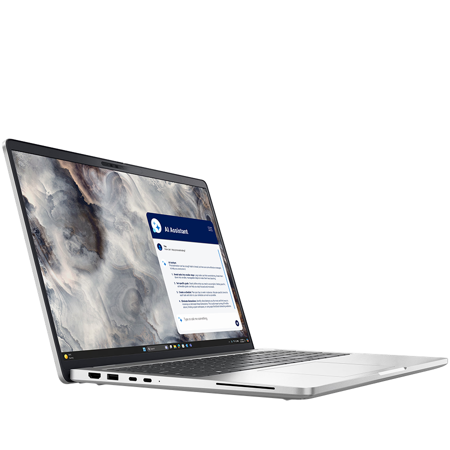 Dell Pro 16 Plus,16"FHD+(1920x1200)400nits 45% NTSC,AMD Ryzen AI 7 PRO 350(50 TOPS NPU 8cores/5.0GHz),32GB(onboard)7500MT/s,1TB(M.2)PCIe NVMe,AMD Radeon 860M graphics,Wi-Fi 7 MT7925(2x2)+BT,Backlit Kb [2]