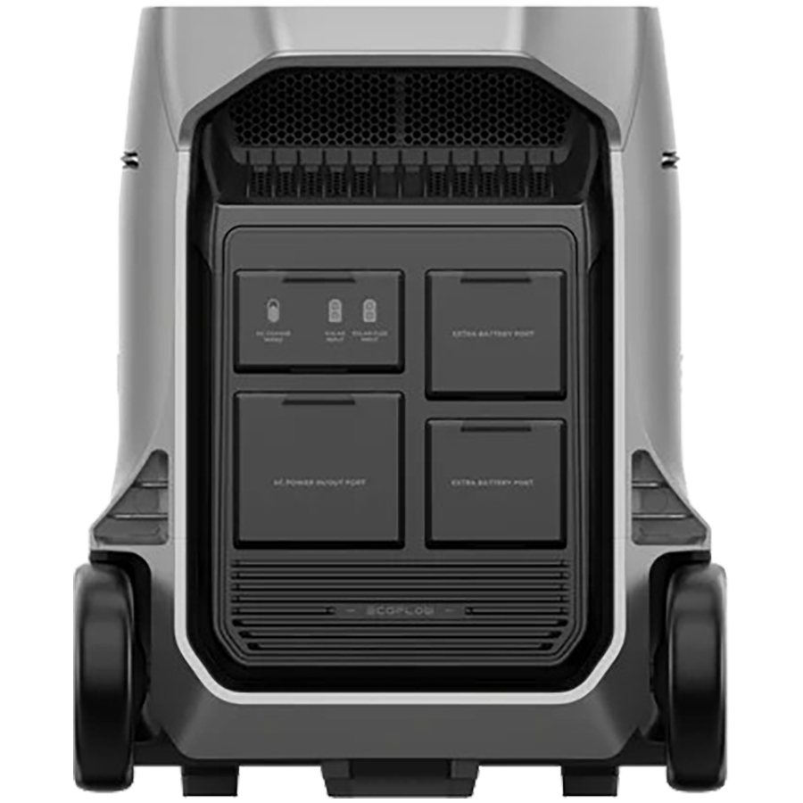 EcoFlow DELTA PRO 3 Portable Power Station, Capacity: 4096Wh, X-Boost Output 6000W, AC Output: 4000W total, Number outlets 12 (7 AC Outlets, 2 USB-A Fast Charge, 2 USB-C, 12V DC Output), Mobile App, B [3]