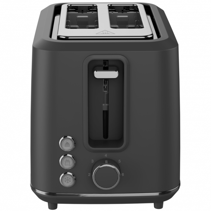 Electric Toaster, Grey, 220-240V, 50-60Hz, 920-1080W, 2 slots, 3 modes, 7 browning levels [3]