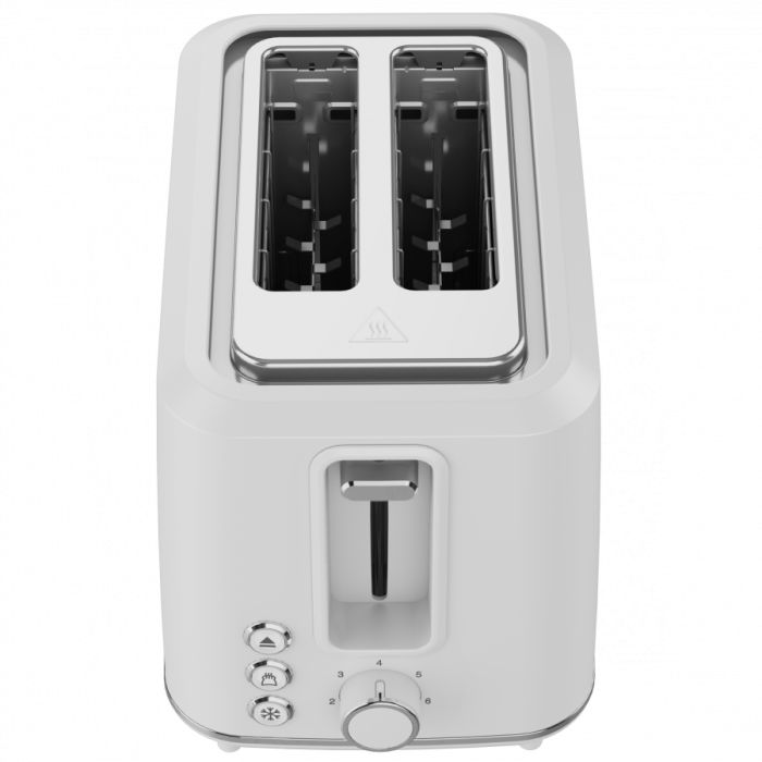 Electric Toaster, white, 220-240V, 50-60Hz, 920-1080W, 2 slots, 3 modes, 7 browning levels [6]
