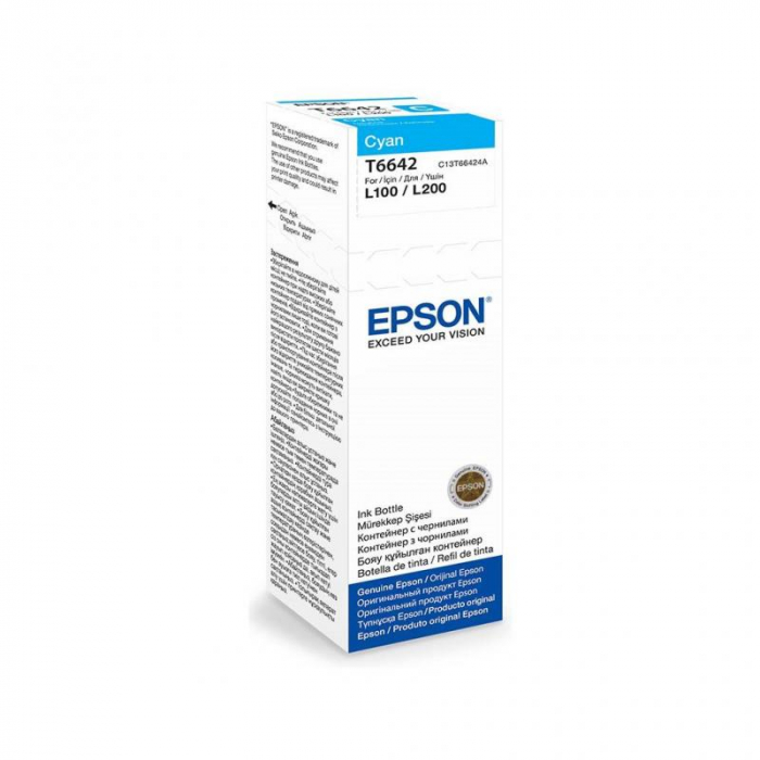 Flacon cerneala Epson T6642 Cyan, Original, 70ml [1]