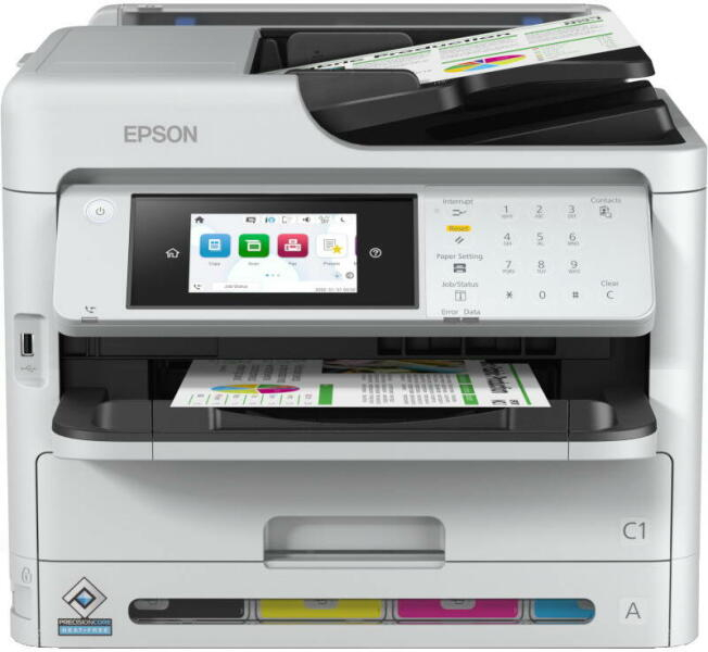 EPSON WorkForce Pro WF-C5890DWF - Imprimanta Multifunctionala Color Ink-jet, 25 ppm, Wi-Fi, Retea, NFC [1]