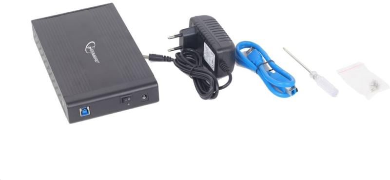 Carcasa externa HDD Gembird EE3-U3S-3 3.5 inch SATA USB 3.0 aluminiu negru [3]